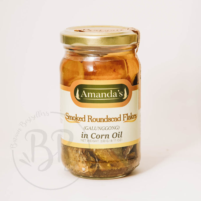 Smoked Roundscad Flakes (GG) in Corn Oil (230g)